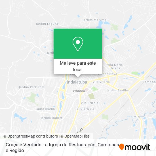 Graça e Verdade - a Igreja da Restauração mapa