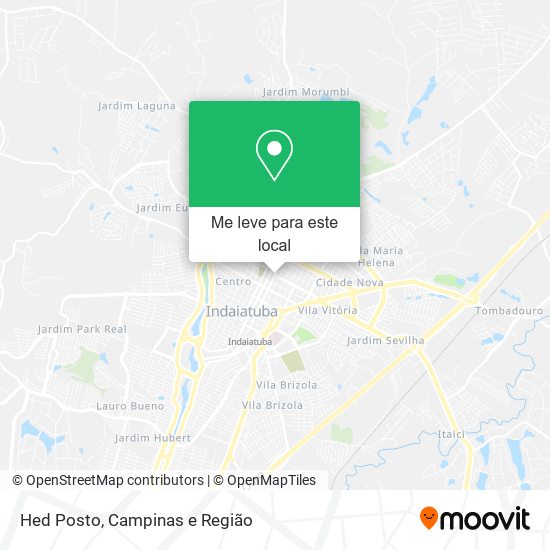 Hed Posto mapa