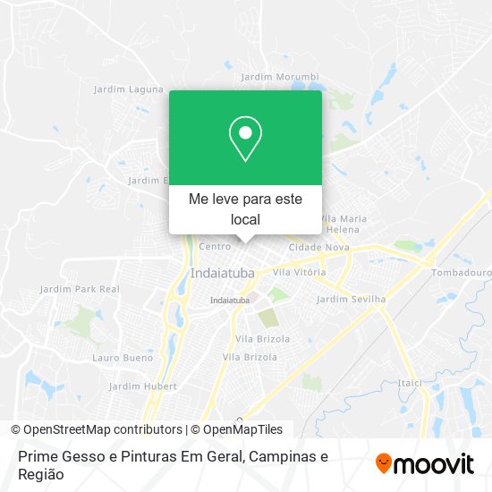 Prime Gesso e Pinturas Em Geral mapa
