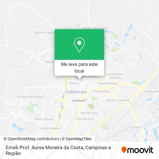 Emeb Prof. Áurea Moreira da Costa mapa