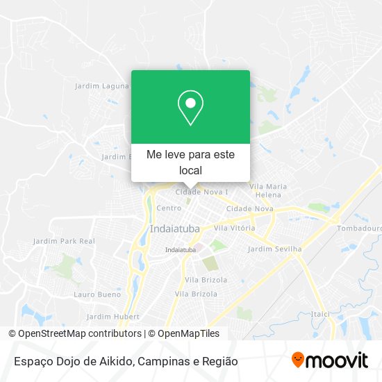 Espaço Dojo de Aikido mapa