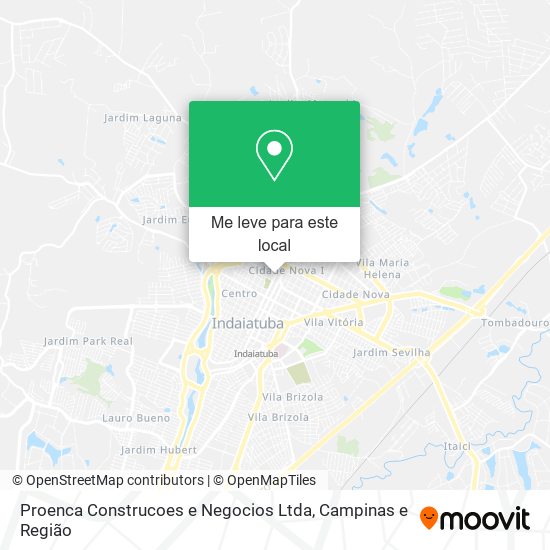 Proenca Construcoes e Negocios Ltda mapa