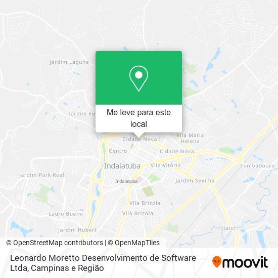 Leonardo Moretto Desenvolvimento de Software Ltda mapa