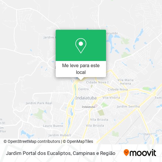 Jardim Portal dos Eucaliptos mapa