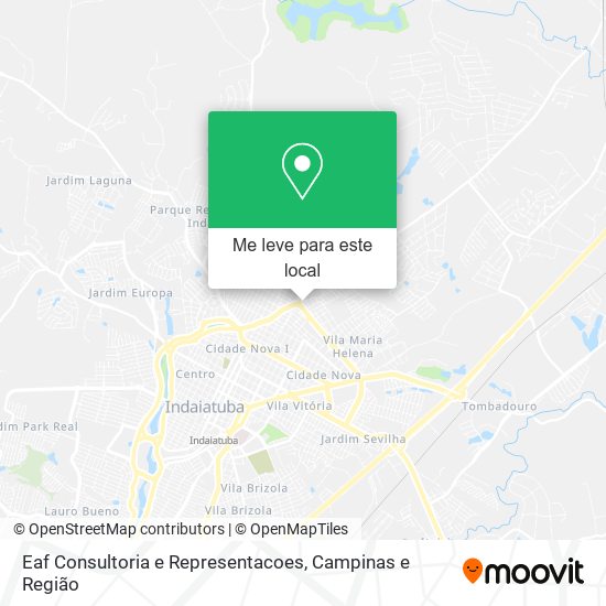 Eaf Consultoria e Representacoes mapa