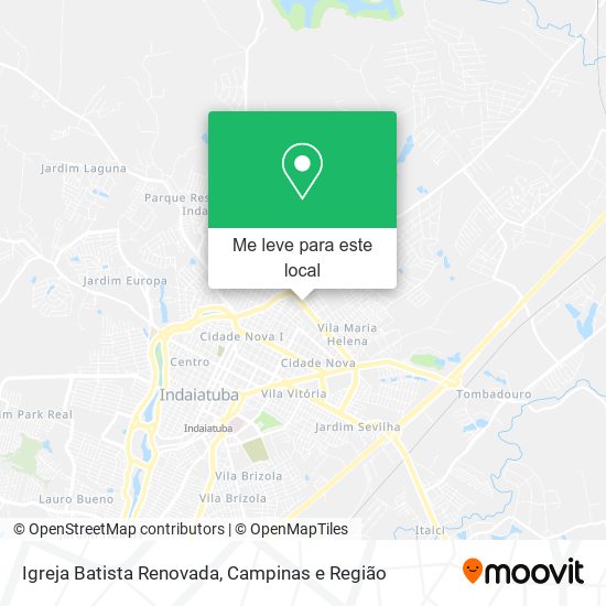 Igreja Batista Renovada mapa