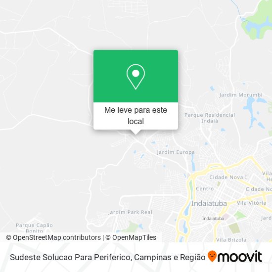 Sudeste Solucao Para Periferico mapa