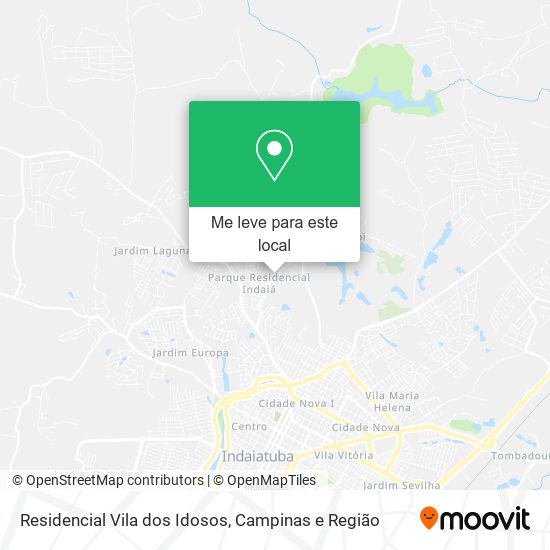 Residencial Vila dos Idosos mapa