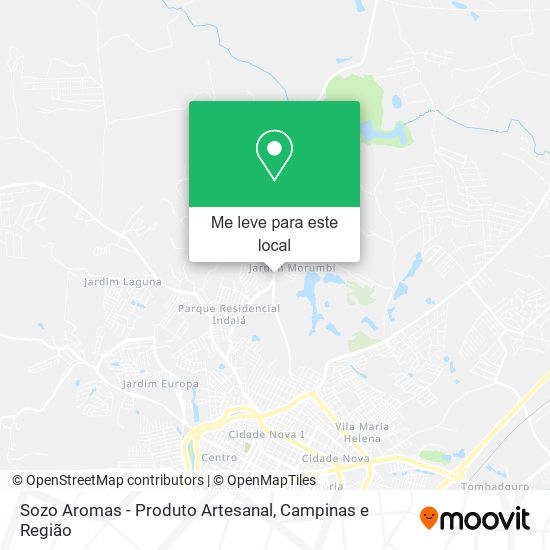 Sozo Aromas - Produto Artesanal mapa