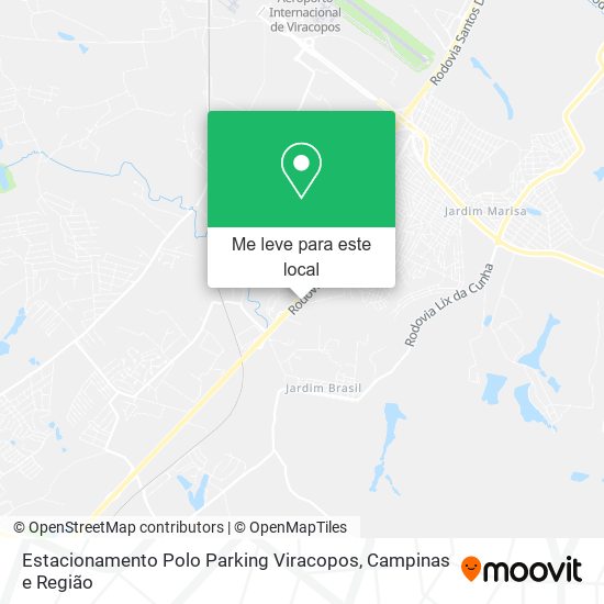 Estacionamento Polo Parking Viracopos mapa