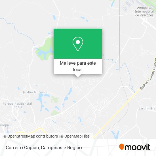 Carreiro Capiau mapa