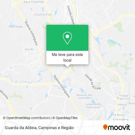 Guarda da Aldeia mapa