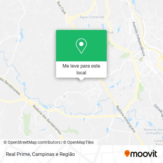 Real Prime mapa