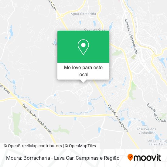 Moura: Borracharia - Lava Car mapa