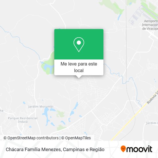 Chácara Família Menezes mapa