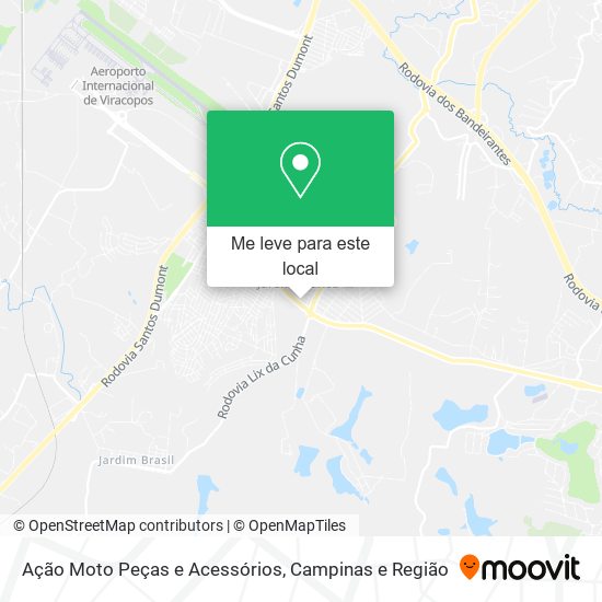 Ação Moto Peças e Acessórios mapa