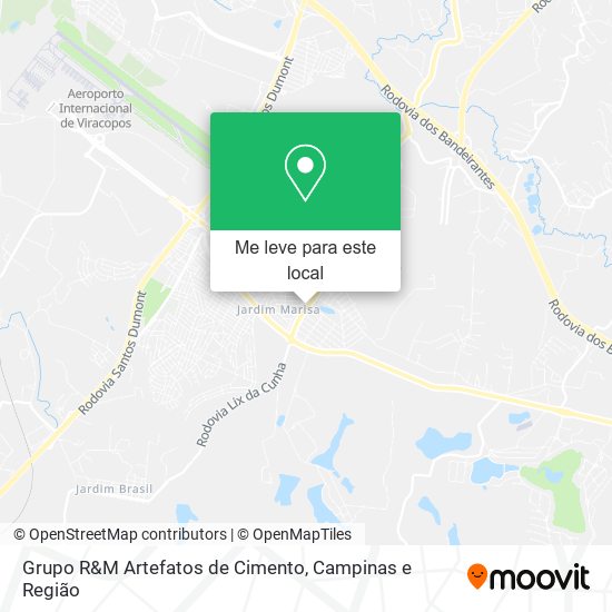 Grupo R&M Artefatos de Cimento mapa