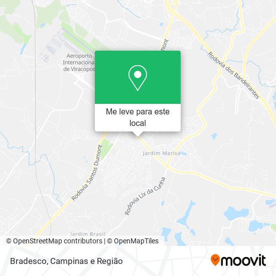 Bradesco mapa