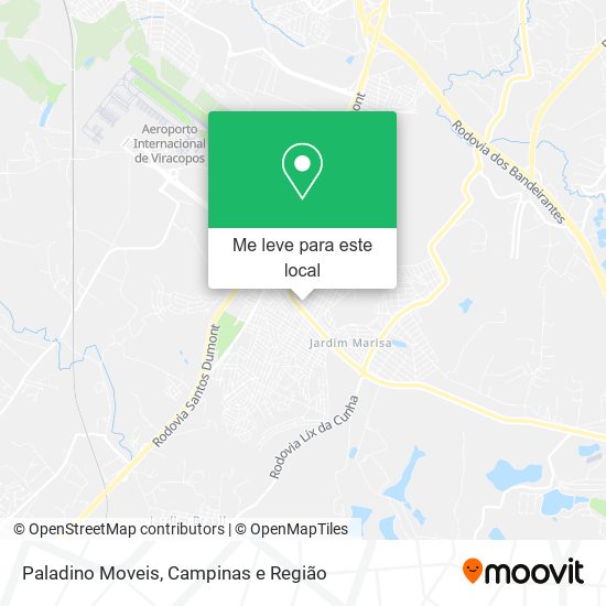 Paladino Moveis mapa
