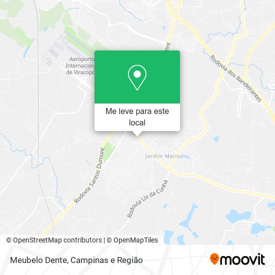 Meubelo Dente mapa