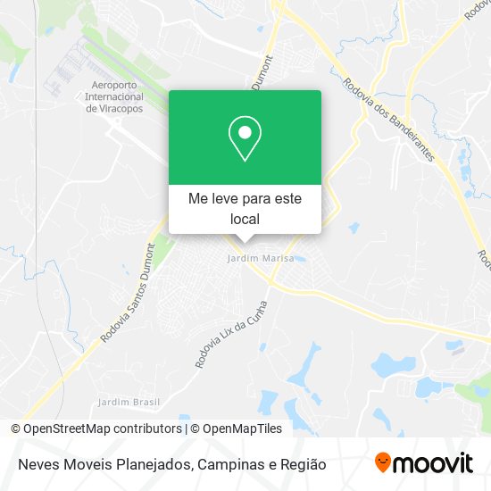 Neves Moveis Planejados mapa