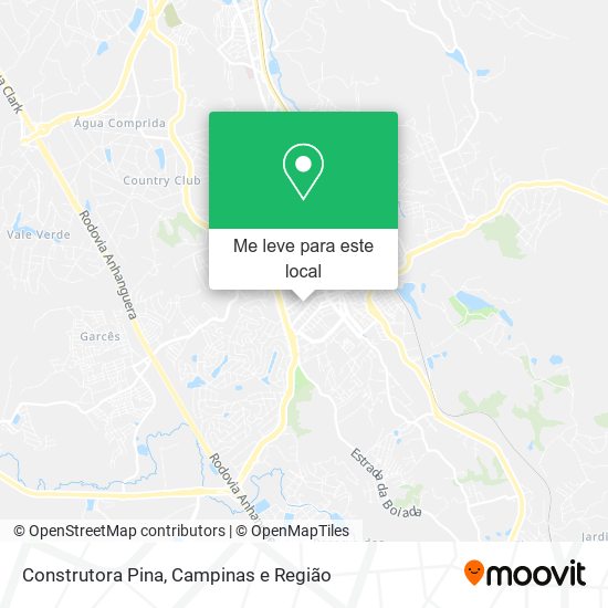 Construtora Pina mapa