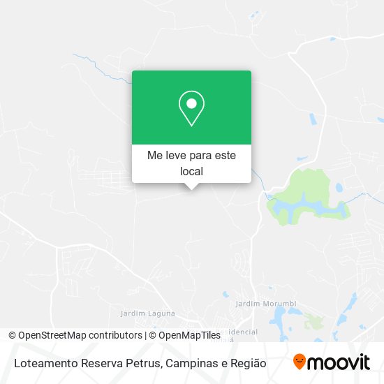 Loteamento Reserva Petrus mapa