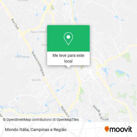 Mondo Itália mapa