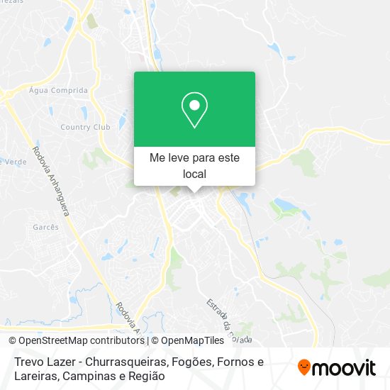 Trevo Lazer - Churrasqueiras, Fogões, Fornos e Lareiras mapa