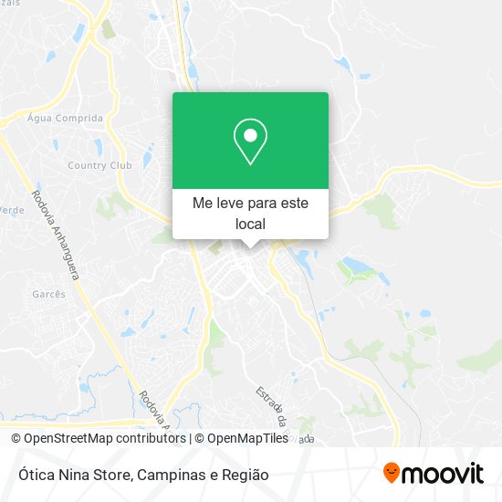 Ótica Nina Store mapa