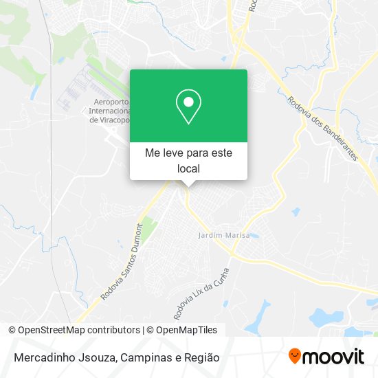 Mercadinho Jsouza mapa