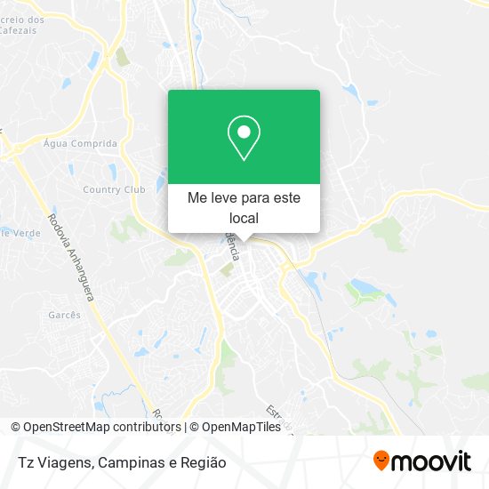 Tz Viagens mapa