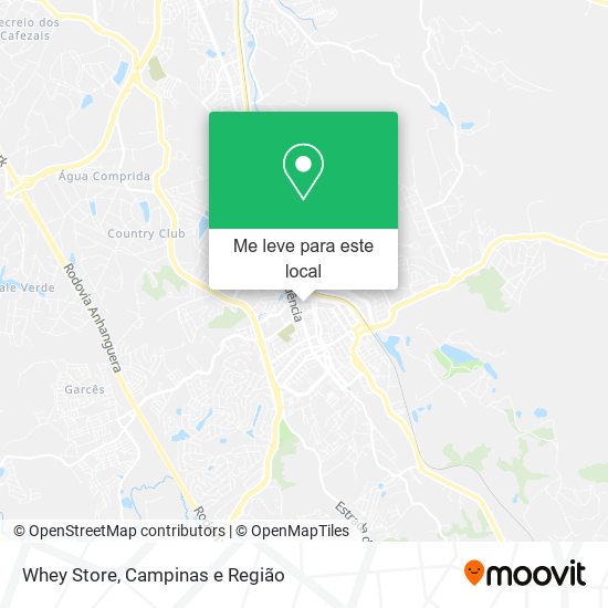 Whey Store mapa