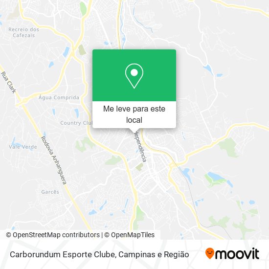 Carborundum Esporte Clube mapa