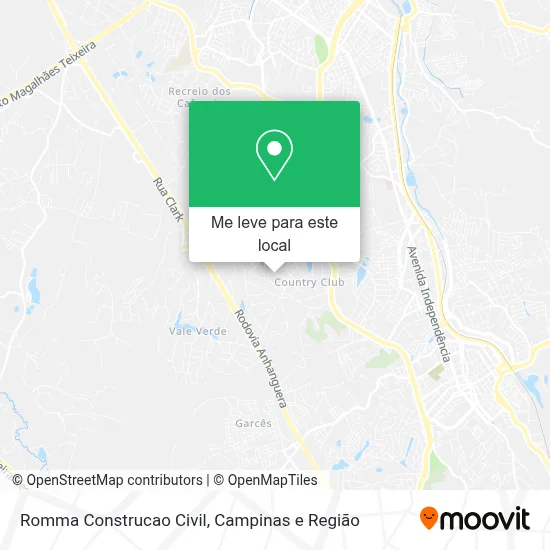 Romma Construcao Civil mapa
