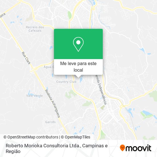 Roberto Morioka Consultoria Ltda. mapa