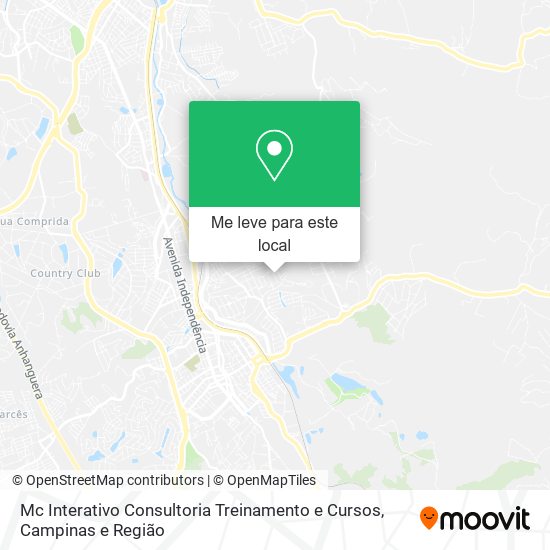 Mc Interativo Consultoria Treinamento e Cursos mapa