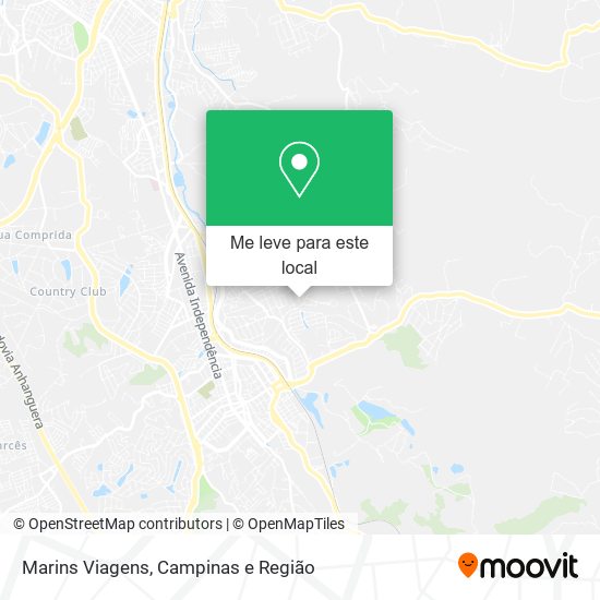 Marins Viagens mapa