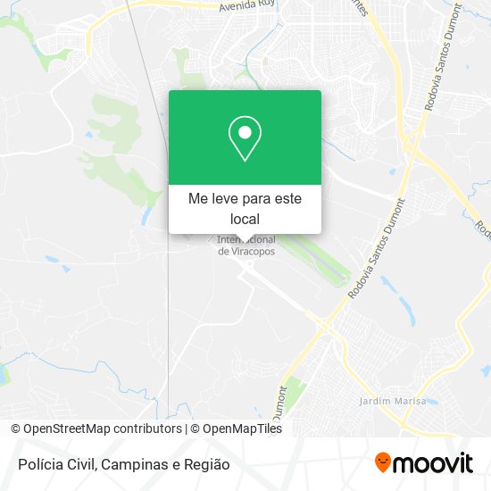 Polícia Civil mapa