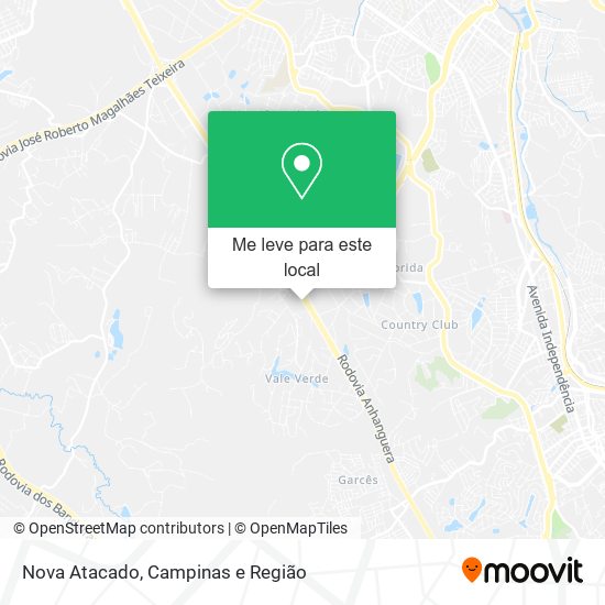 Nova Atacado mapa
