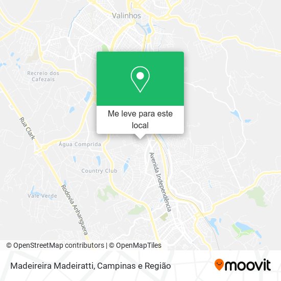 Madeireira Madeiratti mapa