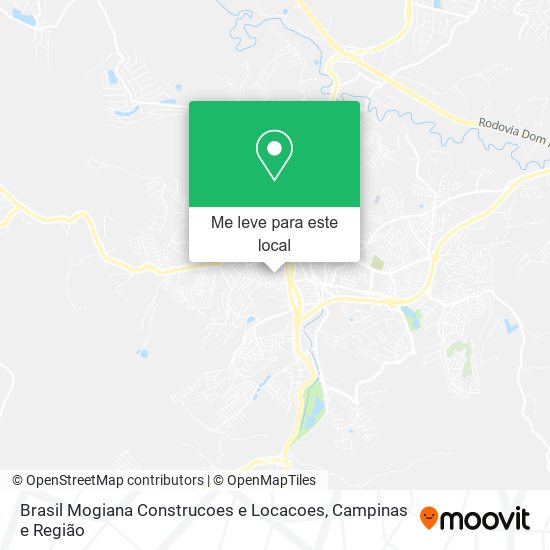 Brasil Mogiana Construcoes e Locacoes mapa