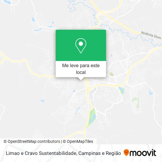 Limao e Cravo Sustentabilidade mapa