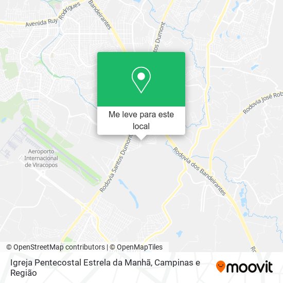 Igreja Pentecostal Estrela da Manhã mapa