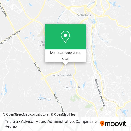 Triple a - Advisor Apoio Administrativo mapa