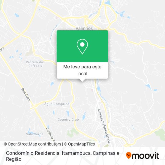 Condomínio Residencial Itamambuca mapa
