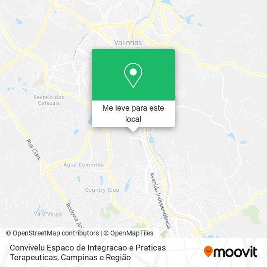 Convivelu Espaco de Integracao e Praticas Terapeuticas mapa