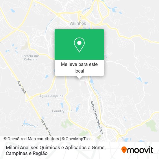 Milani Analises Quimicas e Aplicadas a Gcms mapa