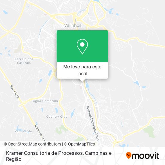 Kramer Consultoria de Processos mapa