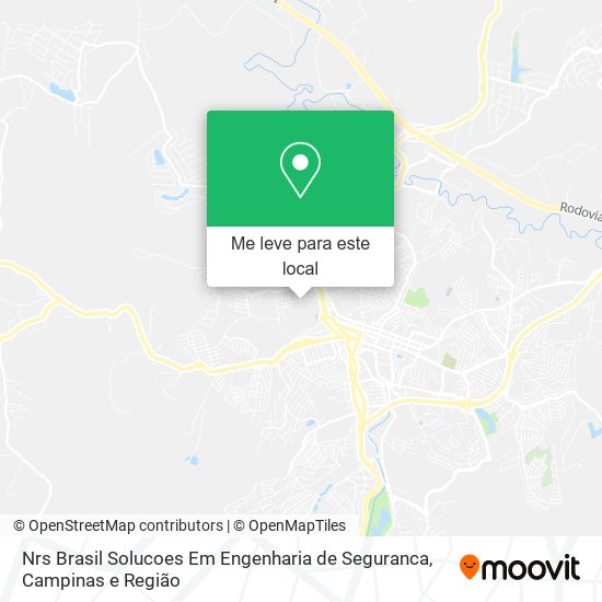 Nrs Brasil Solucoes Em Engenharia de Seguranca mapa
